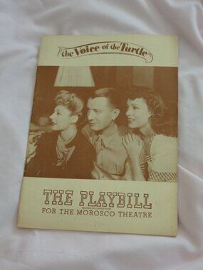 RARE 1945 Playbill Voice of the Turtle + INSERT